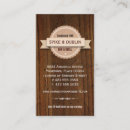 Search for hipster business cards Rustic