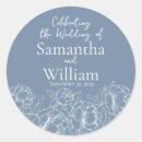Search for periwinkle wedding stickers Boho