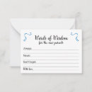 Search for baby shower words of wisdom advice cards Advice for new parents