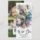 Search for koala birthday invitations Girl