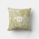 Search for green marble cushions Green and gold