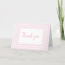 Search for gingham thank you cards Vintage