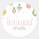 Search for fa la la la stickers Winter
