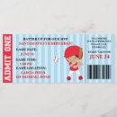 Search for baseball ticket birthday invitations Boys