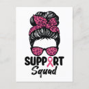 Search for support vertical postcards Breast cancer
