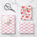 Search for an expression of wrapping paper Valentine