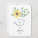Search for sunflower hen party invitations Watercolor