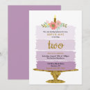 Search for cake invitations Purple
