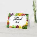 Search for vegetable thank you cards Veggie