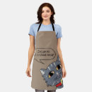 Search for grey cat aprons Kitty