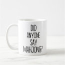 Search for mah jongg mugs Chinese