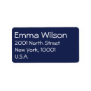 Search for nautical wedding return address labels Navy
