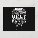 Search for black belt postcards Taekwondo