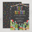Search for feliz navidad party invitations Cactus