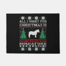 Search for christmas horse doormats Santa claus
