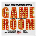 Search for game room posters Neon