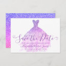 Search for sweet 16 save the dates Glitter