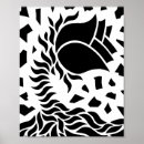 Search for black and white flowers posters Tulip