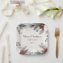 Search for white christmas tree plates Red