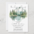 Search for the journey begins invitations Watercolor