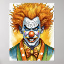 Search for scary clown posters Clowns