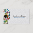 Search for sugar skull business cards Colourful