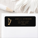 Search for harp return address labels Elegant