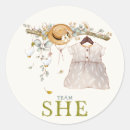 Search for gender reveal stickers Watercolor
