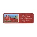 Search for barns return address labels Rural