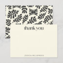 Search for black and white botanical cards Typography