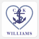 Search for navy anchor wedding stickers Heart