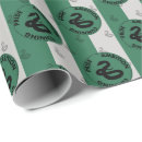 Search for house wrapping paper Slytherin emblem