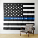 Search for police retirement party decor Thin blue line