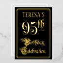 Search for 95 year old birthday invitations Ninety fifth birthday