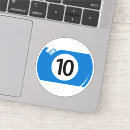 Search for pool ball ten stickers Sports