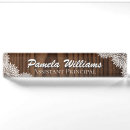 Search for rustic wood name plates Chic