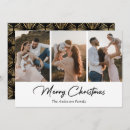 Search for black and gold christmas cards Merry