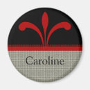 Search for red floral pattern magnets Flowers