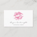 Search for kiss business cards Pink lips