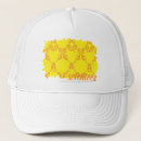 Search for printed damask hats Yellow orange