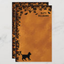 Search for halloween personal stationery Cat