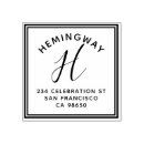 Search for square rubber stamps Simple typography