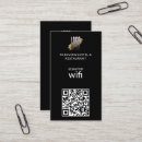 Search for wifi business cards Qr code