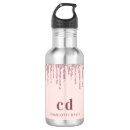 Search for rose gold glitter water bottles Girly