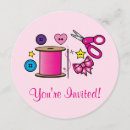 Search for craft party invitations Sewing