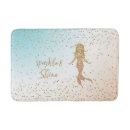 Search for mermaid bath mats Aqua
