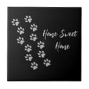 Search for paw print tiles Black