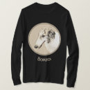Search for borzois tshirts Wolfhound