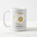 Search for sports soccer mugs Gold