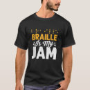 Search for braille tshirts Impaired
